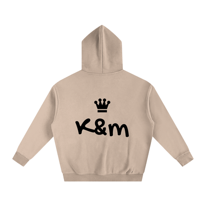 Oversize Fleeced Hoodie - Crown Logo