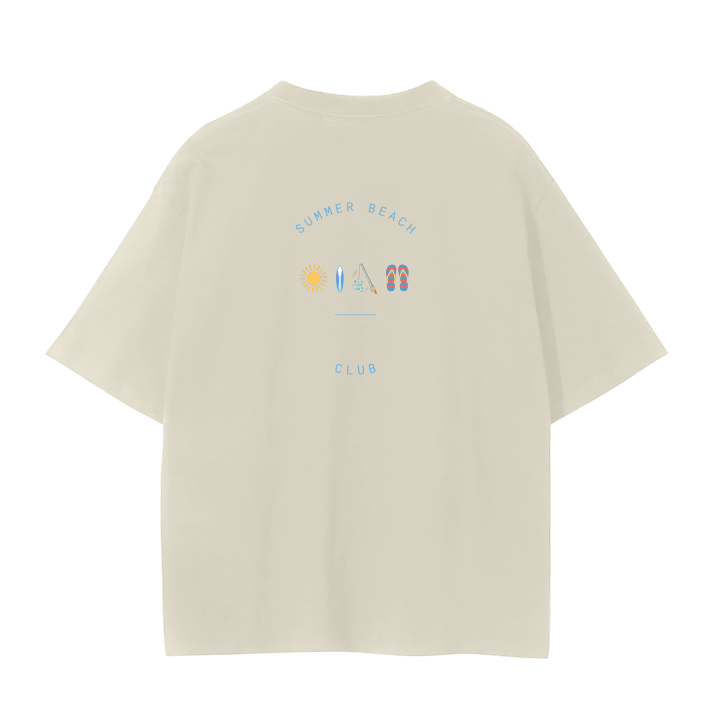 Mens Summer Beach Club T-Shirt